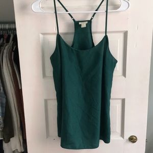 Emerald green Razorback cami